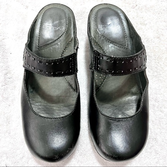 DANSKO Women's Mary Jane Strap Clogs comfort Shoes SIZE 7 Y2K in Black - Picture 4 of 6